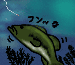 Bass Fishing2 sticker #11821812