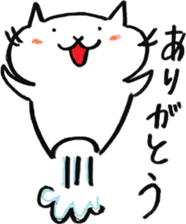 snow white cat sticker #11822110
