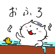 snow white cat sticker #11822111