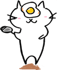 snow white cat sticker #11822112