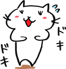 snow white cat sticker #11822114