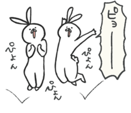 rabbits war sticker #11822440