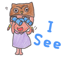 Joy Owl * School life sticker #11822697