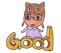 Joy Owl * School life sticker #11822715