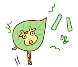 Life of cute giraffe.Puns version. sticker #11823211