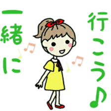 cute girl darling sticker #11823606