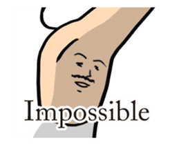 The Armpit Man. "English" sticker #11824379