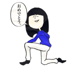 funny girls. sticker #11825599