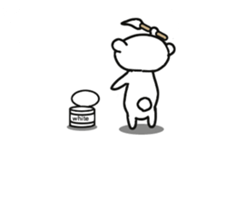 Balloon is not visible in the polar bear sticker #11825824