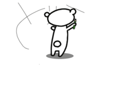 Balloon is not visible in the polar bear sticker #11825827