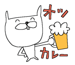 Rabbit and Cat 1 sticker #11825890