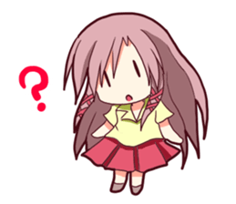 hyper high tension girl2 sticker #11825976