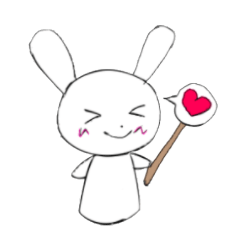 Photo booth props rabbit