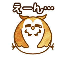 A circle Pretty owl sticker #11826551