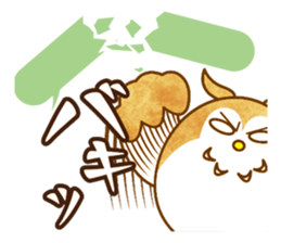 A circle Pretty owl sticker #11826567