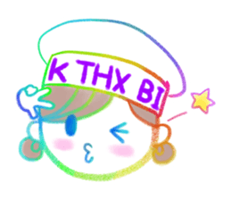 My favorite colorful girls sticker #11826665