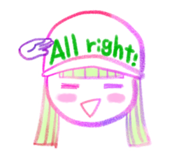 My favorite colorful girls sticker #11826667