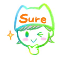 My favorite colorful girls sticker #11826668