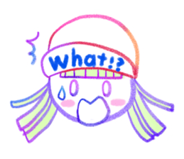 My favorite colorful girls sticker #11826672