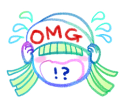 My favorite colorful girls sticker #11826673
