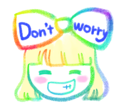 My favorite colorful girls sticker #11826683