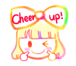 My favorite colorful girls sticker #11826684