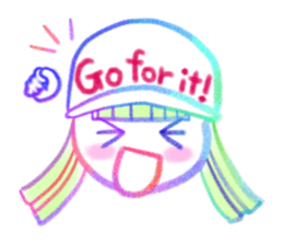 My favorite colorful girls sticker #11826685