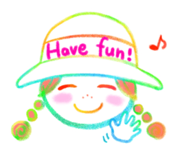 My favorite colorful girls sticker #11826688