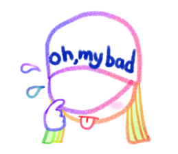 My favorite colorful girls sticker #11826689