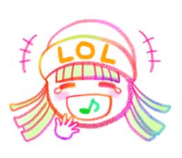 My favorite colorful girls sticker #11826694