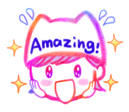 My favorite colorful girls sticker #11826697