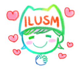 My favorite colorful girls sticker #11826699