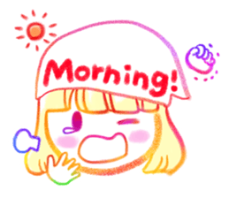 My favorite colorful girls sticker #11826700