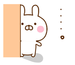 Rabbit Usahina Invective Yuru sticker #11826994