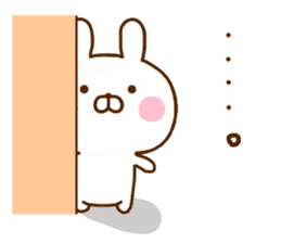 Rabbit Usahina Invective Yuru sticker #11826994