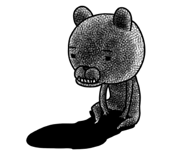 with a turned-up chin of the bear sticker #11827286