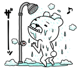 with a turned-up chin of the bear sticker #11827298