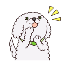 Edamame, A Dog sticker #11827745