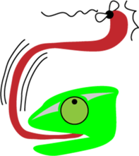 Chameleon "Luga" sticker #11827825