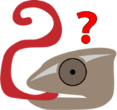 Chameleon "Luga" sticker #11827827