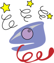 Chameleon "Luga" sticker #11827829