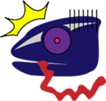 Chameleon "Luga" sticker #11827834