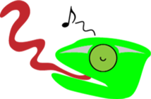 Chameleon "Luga" sticker #11827844