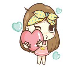 wah wah love you. sticker #11827961