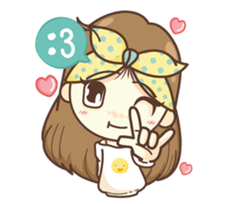 wah wah love you. sticker #11827965