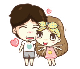 wah wah love you. sticker #11827968