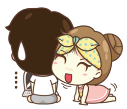 wah wah love you. sticker #11827970