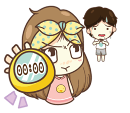 wah wah love you. sticker #11827977