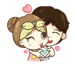 wah wah love you. sticker #11827980