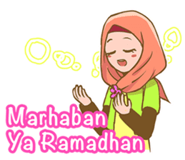 Euis Geulis Hijab: Ramadhan & Daily Talk sticker #11828910